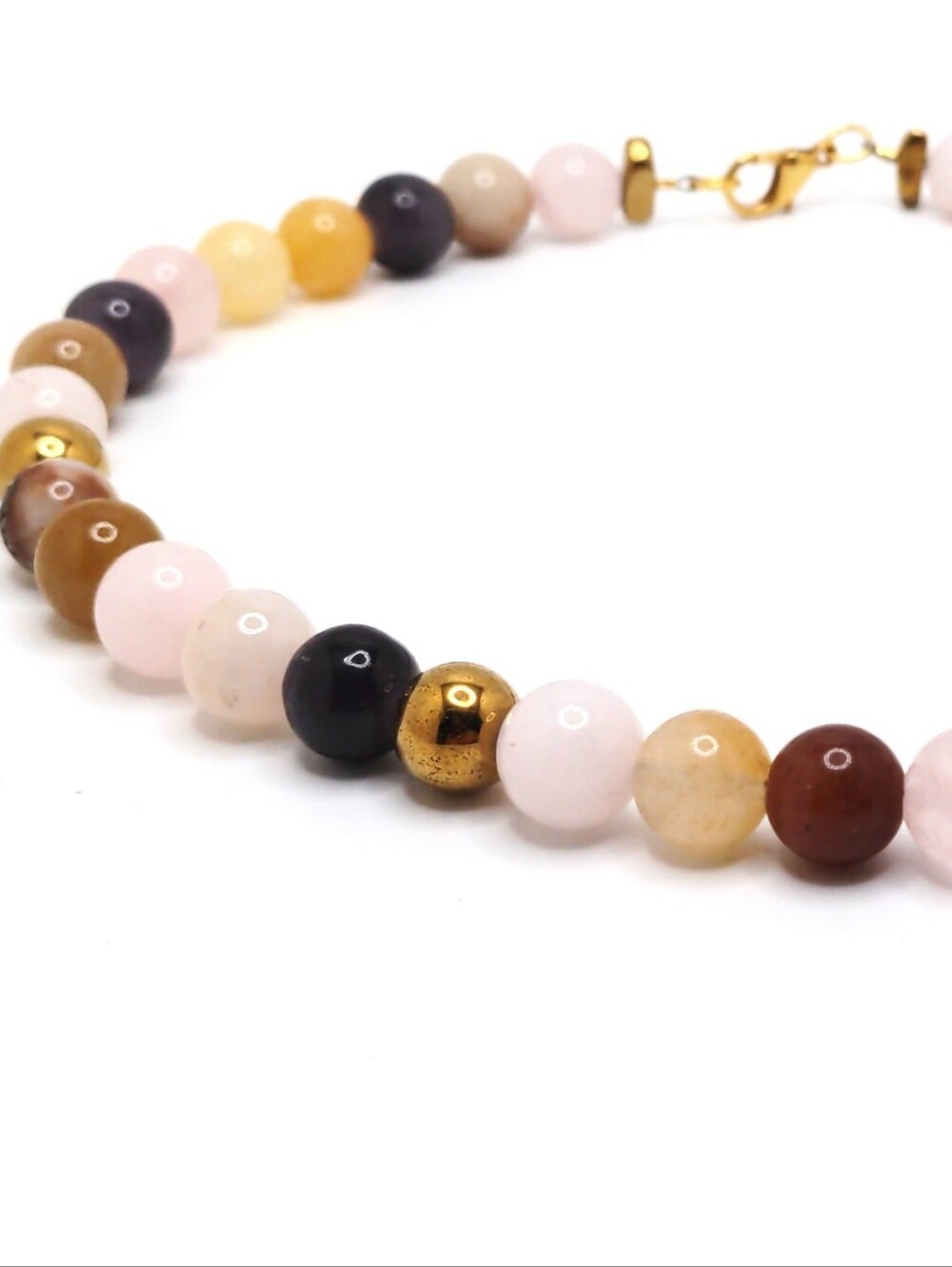 381MIDALANE Semi-Precious Quartz Choker